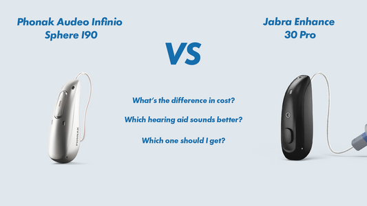 Jabra Enhance Pro 30 vs Phonak Audeo Infinio Sphere I90: In-Depth Comparison