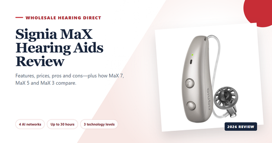 Signia Pure Charge&Go MaX hearing aids featured in a 2026 buyer review