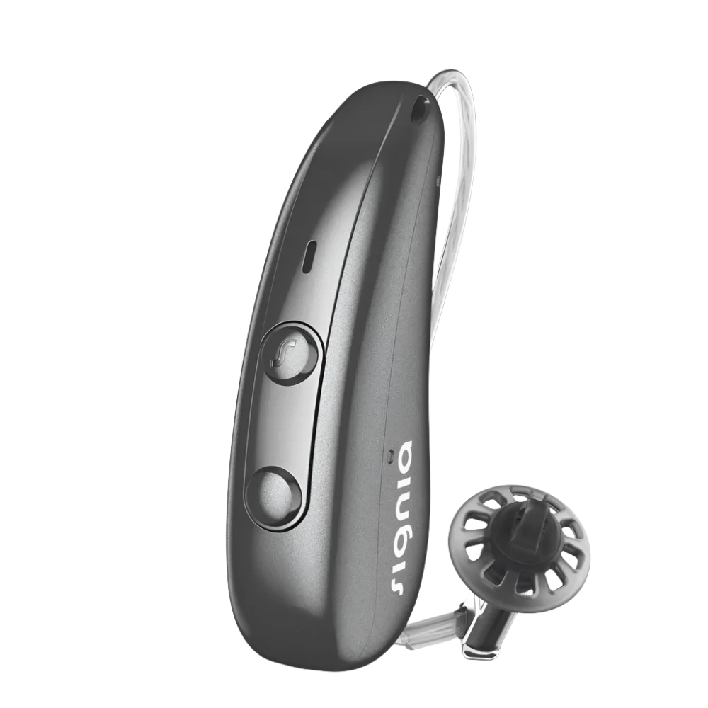 Signia Pure Charge & Go BCT 3IX Hearing Aids with Portable Charger Included - Universal Connectivity
