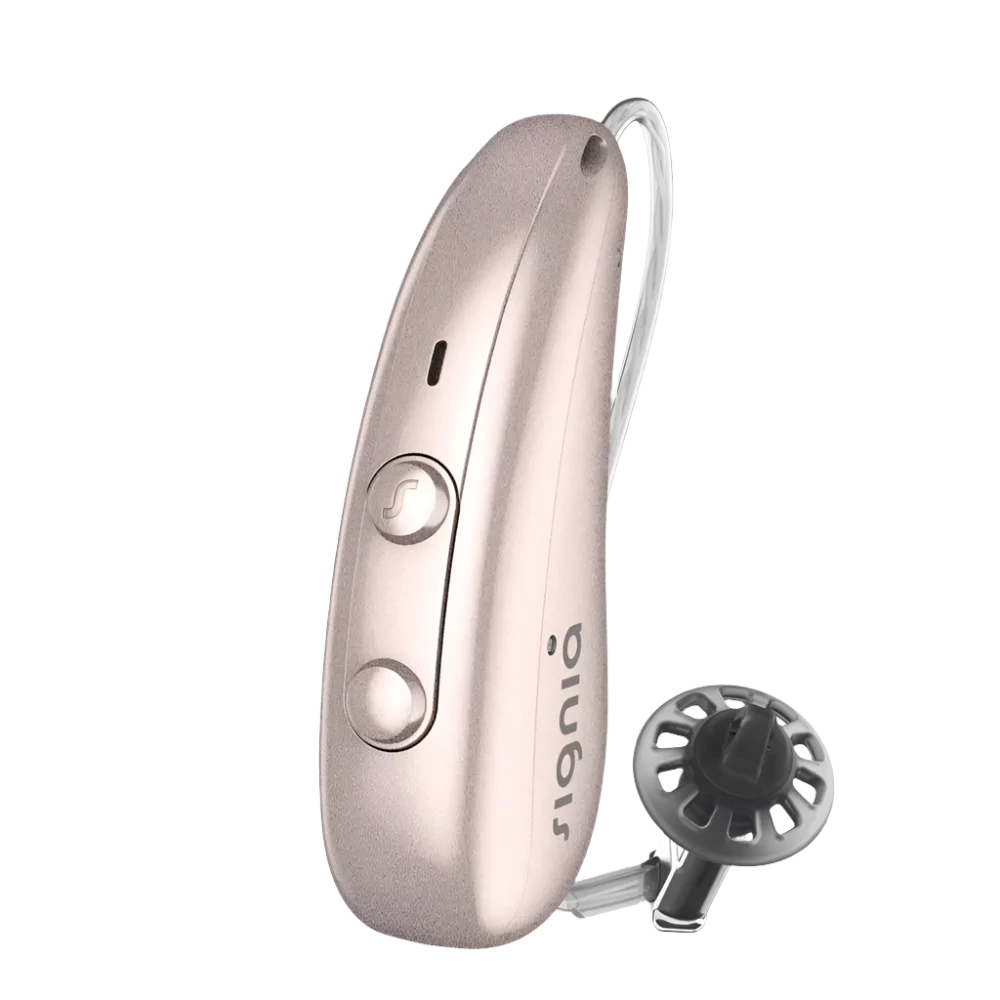 Signia Pure Charge & Go BCT 3IX Hearing Aids with Portable Charger Included - Universal Connectivity