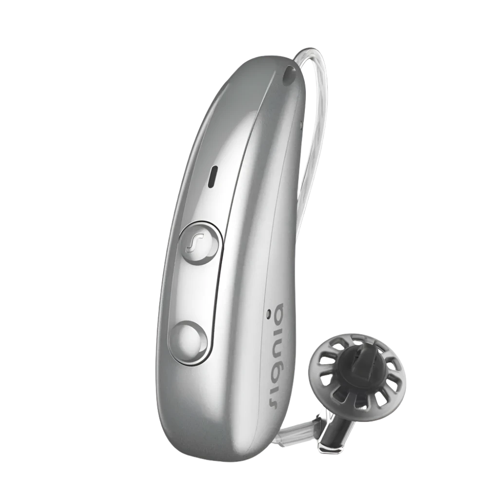 Signia Pure Charge & Go BCT 3IX Hearing Aids with Portable Charger Included - Universal Connectivity