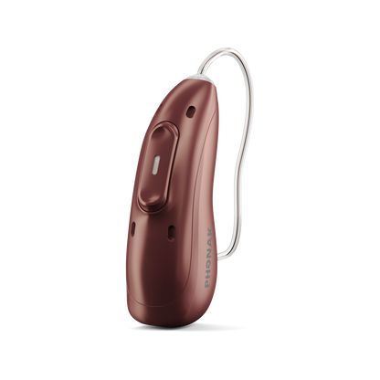 Phonak Audeo EON Sphere E90 hearing aid in Sienna Red