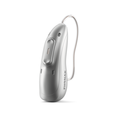 Phonak Audeo EON Sphere E90 hearing aid in Silver Gray