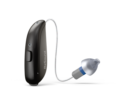 ReSound Sensia RIE 61 hearing aid with 312 battery in Espresso