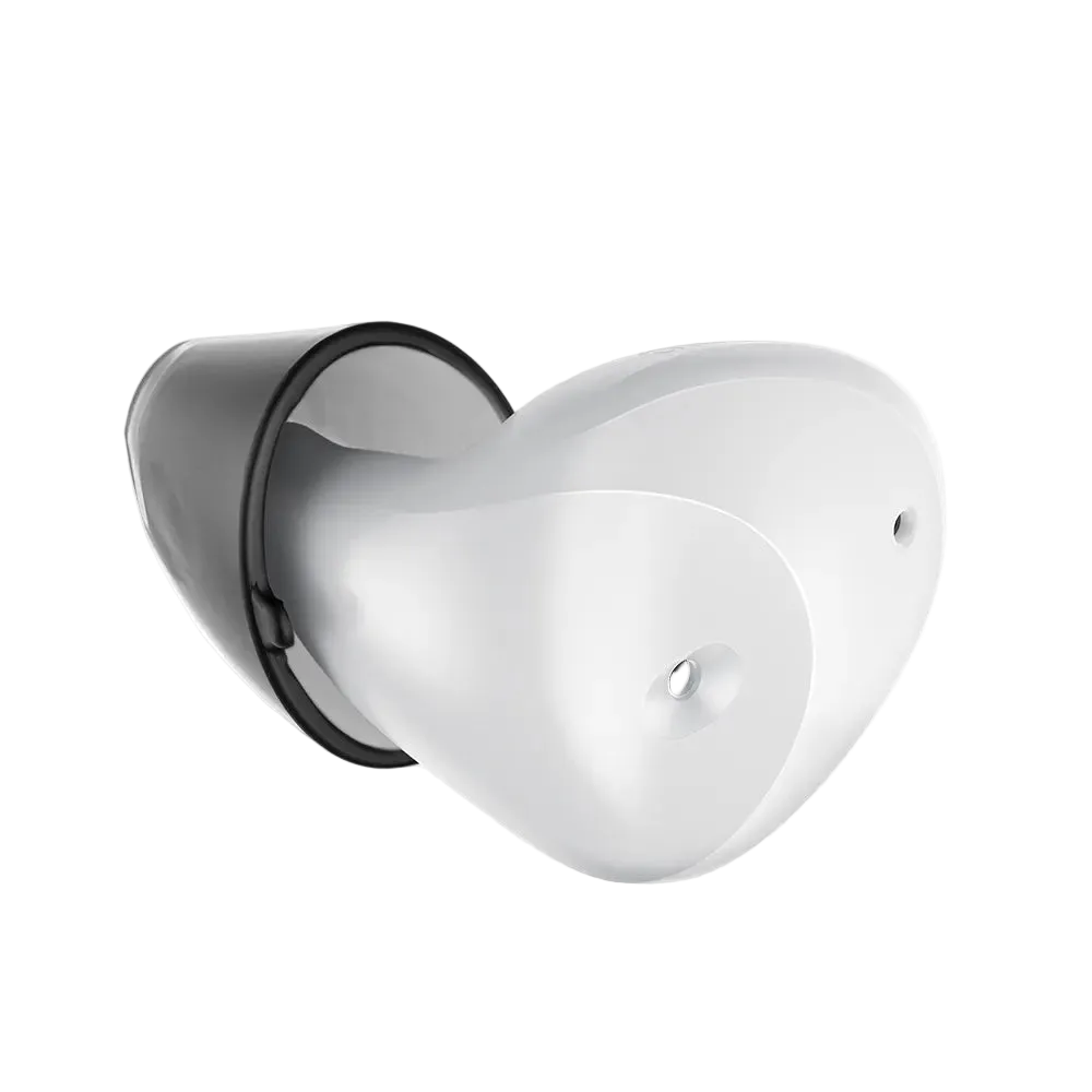 Signia Active Mini IX hearing aid in Pearl White