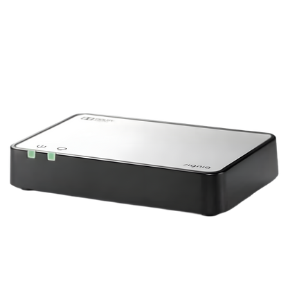 Signia StreamLine TV accessory for Signia Pure Charge&Go IX, Styletto IX, and Active Pro IX hearing aids, showing front view.