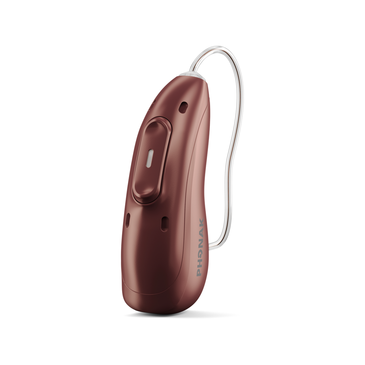 Phonak Audéo EON R hearing aid in Sienna Red